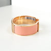 Hermès Click-Clack PM Bangle in Grand Prix Gold/Pink