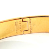 エルメス クリッククラックPM バングル GP ゴールド / ホワイト 箱付き - NEWSED