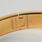 エルメス クリッククラックPM バングル GP ゴールド ホワイト - NEWSED