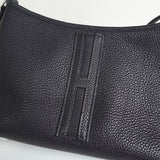 エルメス ベルランゴPM Hロゴ トゴ ショルダーバッグ ネイビー □E刻 - NEWSED