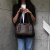 ルイ ヴィトン ダミエ リヴィントンPM ハンドバッグ トートバッグ ブラウン M41157