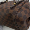 ルイ ヴィトン ダミエ リヴィントンPM ハンドバッグ トートバッグ ブラウン M41157