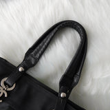 シャネル バリビアリッツ PM ココマーク キャンバス / PVC トートバッグ ブラック 19723367 - NEWSED