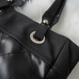 シャネル バリビアリッツ PM ココマーク キャンバス / PVC トートバッグ ブラック 19723367 - NEWSED