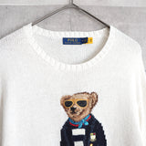 "POLO BEAR" Cotton Sweater - NEWSED