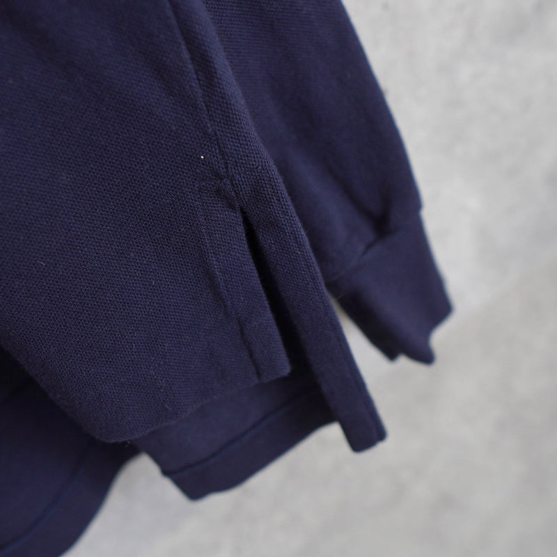"POLO BEAR" Embroidery Long Sleeve Polo Shirt - NEWSED