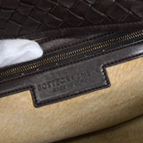 ボッテガ ヴェネタ イントレチャート レザー ミニボストンバッグ ハンドバッグ ブラウン - NEWSED