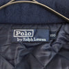 Polo by Ralph Lauren wool jacket, blouson, logo embroidery, quilted lining, navy