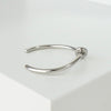 Celine Knot Silver Bangle Bracelet with Box