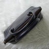 Jil Sander freestanding leather handbag in navy