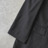 ジバンシィ ヴィンテージ シングル テーラードジャケット 背抜き グレー - NEWSED