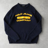 Polo Jeans Ralph Lauren College Logo Low Gauge Knit Navy
