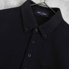 Fred Perry 徽标刺绣黑色短袖 Polo 衫