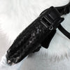 Bottega Veneta Intrecciato 皮革单肩包 Pochette 黑色