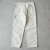 Ami Paris Heavyweight Painted Work Pants, Ivory
