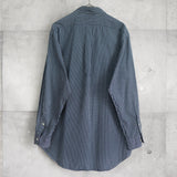 ラルフローレン 長袖シャツ ロゴ刺繍 チェック柄 ブルー - NEWSED