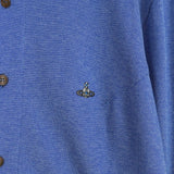 ヴィヴィアン ウエストウッド オーブ 長袖シャツ ブルー - NEWSED