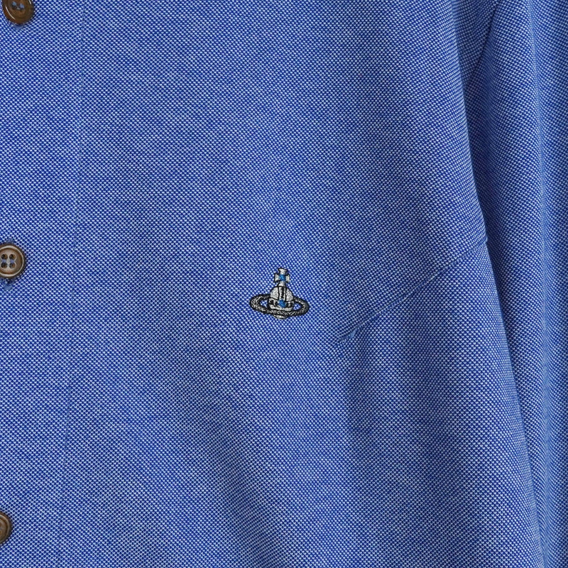 ヴィヴィアン ウエストウッド オーブ 長袖シャツ ブルー - NEWSED