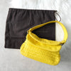 Bottega Veneta 黄色 Intrecciato 皮革单肩包