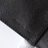 プラダ トライアングルロゴ ナイロン 三つ折り財布 ブラック 箱付き - NEWSED