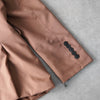 Dior narrow lapel single tailored jacket camel