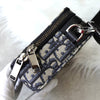Dior Trotter 帆布/皮革钱包包单肩包海军蓝