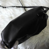 メゾンマルジェラ エムエムシックス レザー ジャパニーズバッグ ハンドバッグ ショルダーバッグ ブラック - NEWSED