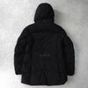 ザ ノースフェイス ドライベント ロゴ ロング丈 ダウンジャケット ダウンコート ブラック