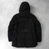 ザ ノースフェイス ドライベント ロゴ ロング丈 ダウンジャケット ダウンコート ブラック - NEWSED