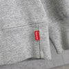 Supreme Metal Logo 灰色连帽衫