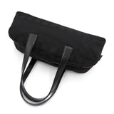 シャネル ニュートラべルライン キャンバス / レザー ハンドバッグ ボーリングバッグ ブラック - NEWSED