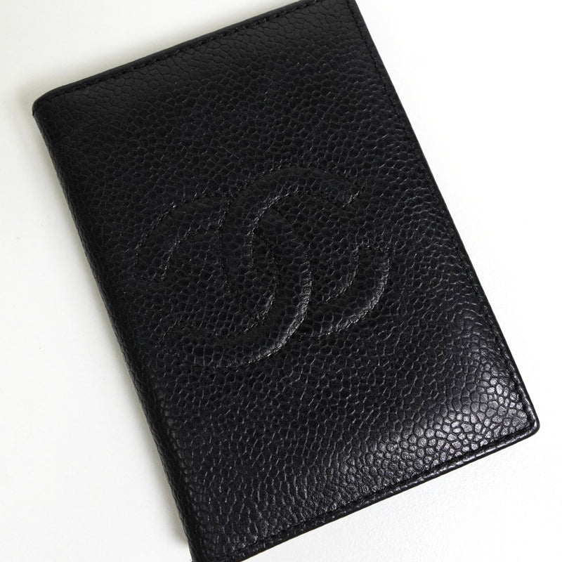 シャネル ココマーク キャビアスキン カードケース ブラック - NEWSED