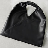エムエムシックス メゾン マルジェラ レザー ジャパニーズバッグ スモール クラシック ハンドバッグ ブラック - NEWSED
