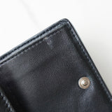 バレンシアガ エブリデイ レザー 三つ折り財布 コンパクトウォレット ブラック - NEWSED
