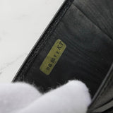 シャネル ココマーク レザー 二つ折り財布 ブラック - NEWSED