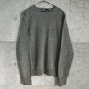 ポロ ラルフローレン ポニーロゴ ニット グレー
