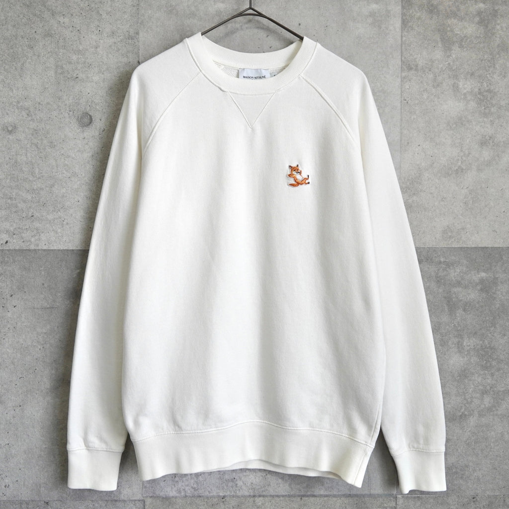 Maison Kitsune Chillax 白色狐狸毛衣