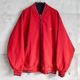 ラコステ ヴィンテージ リバーシブル スタジャン ブルゾン ロゴパッチ ダークネイビー/レッド - NEWSED