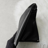 エムエムシックス メゾン マルジェラ レザー ジャパニーズバッグ スモール クラシック ハンドバッグ ブラック - NEWSED