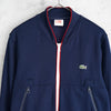 Lacoste Track Jacket Logo Patch Navy/Red