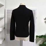 バーバリー ブルーレーベル ホースロゴ ドライバーズニット レディース ブラック - NEWSED