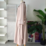 イヴサンローラン ロング丈 トレンチコート ピンクベージュ コート レディース - NEWSED