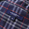 バーバリー ホースロゴ 刺繍 ノバチェック 半袖シャツ ネイビー
