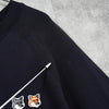 Maison Kitsune 黑色狐狸头套头衫