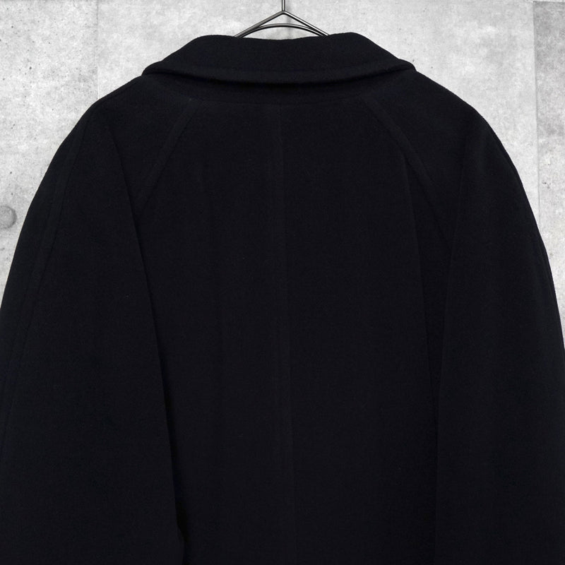 ヴァレンティノ ヴィンテージ ウール ミドルコート ブラック - NEWSED