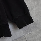 ステューシー ロゴ 刺繍 フーディー パーカー ブラック - NEWSED