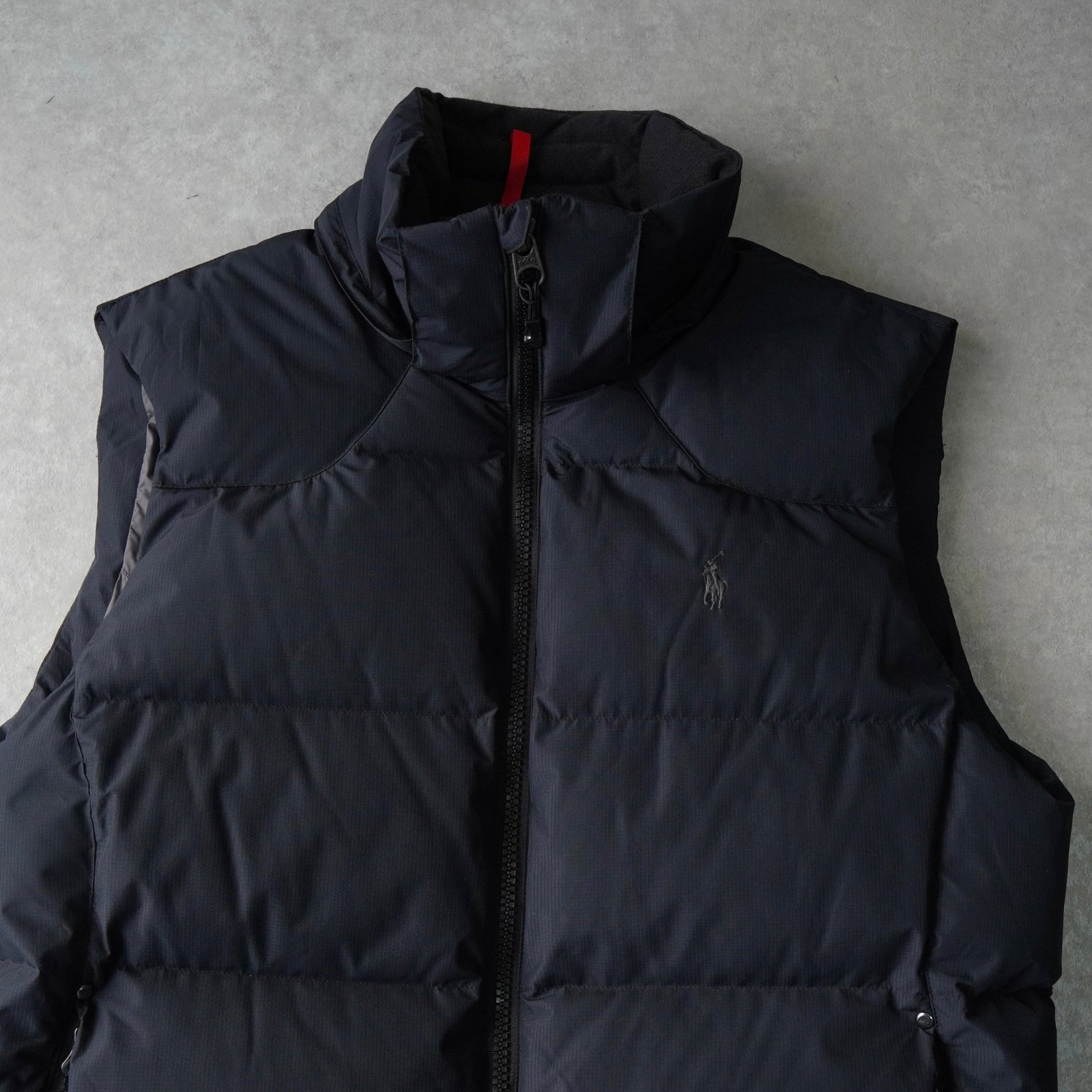 ポロ ラルフローレン スモールポニー ダウンベスト ブラック