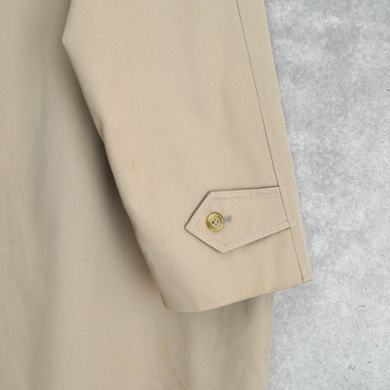 バーバリー ヴィンテージ ノバチェック裏地 ステンカラコート ベージュ - NEWSED