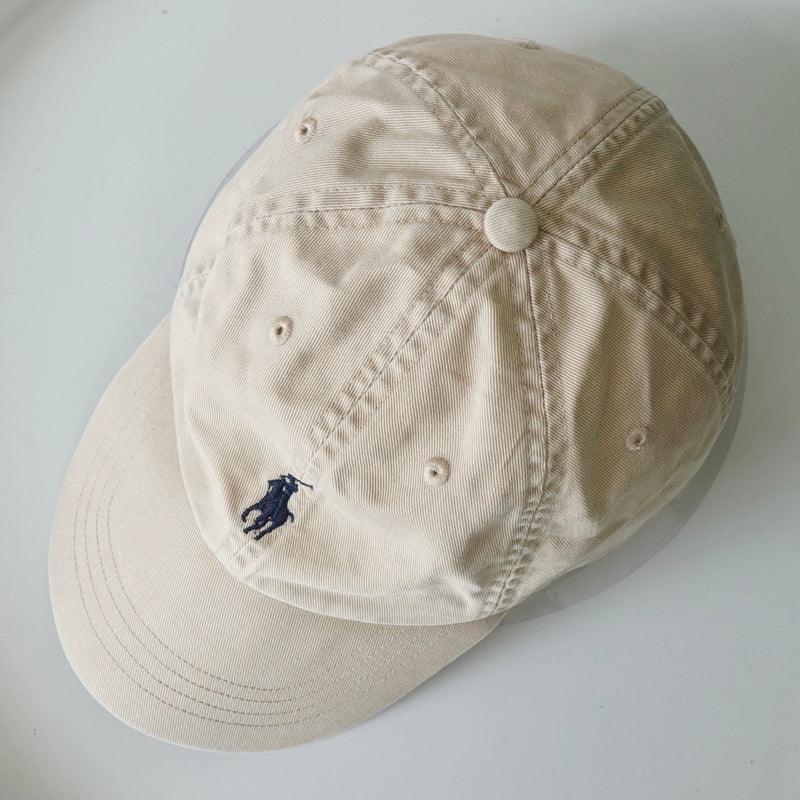 ラルフローレン ロゴ キャップ ベージュ - NEWSED