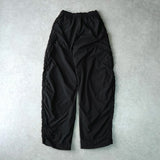 アレキサンダー ワン ロゴ シャーリング ナイロンパンツ トラックパンツ ブラック - NEWSED